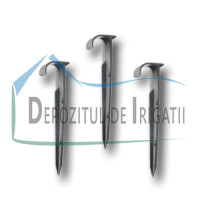Carlig ancorare tub de picurare, D = 16 - 20 mm, L= 14.5 cm - PLP;
