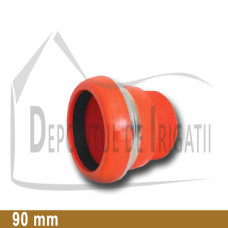 Adaptor pompa plastic aripa de ploaie, 90 x 3" Fe, mama (fara clesti);