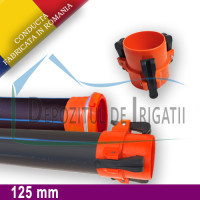 Conducta irigatii cu prindere rapida, D = 125mm, L = 6m, PN10 - DDI; Conducta irigatii cu prindere rapida, D = 125mm, L = 6m, PN10 - DDI;