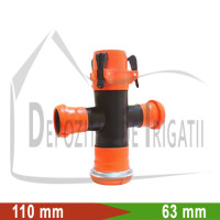 Cruce redusa aripa de ploaie, D = 110 x 63mm;