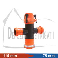 Cruce redusa aripa de ploaie, D = 110 x 75mm;