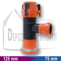 Teu redus aripa de ploaie, 125 x 75 x 125mm;
