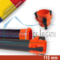 Tronson conducta aripa de ploaie, D = 110mm, L = 6m, PN6 - DDI; Tronson conducta aripa de ploaie, D = 110mm, L = 6m, PN6 - DDI;