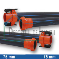 Tronson conducta aripa de ploaie, D = 75mm, L = 3m, PN4 - DDI;