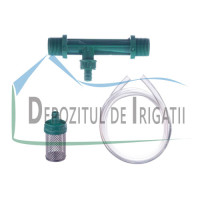 Injector Venturi 3/4" plastic (contine injector, furtun si sorb) - PLP;