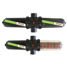 Filtru cu sita dublu 3" - lung, 100 mc/h, 35 mesh, 75 mesh, 120 mesh, 150 mesh;