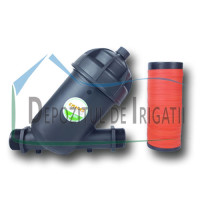 Filtru cu disc simplu tip Y 1 1/4" - mediu, 10 mc/h, 120 mesh;