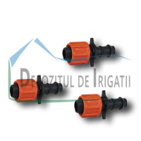 Conector tub - banda picurare PP, 16 x 17 mm;