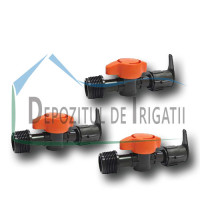 Robinet start conector LayFlat PP, Fe - 1/2 toli;