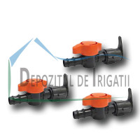 Robinet start conector tub picurare LayFlat PP, 16 mm;