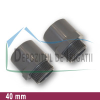 Adaptor PVC 40 x 1 1/4" (lipire/Fe) - PLP;