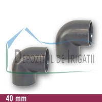 Cot PVC 40 x 40 mm (lipire) - PLP;