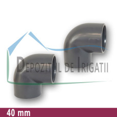 Cot PVC 40 x 40 mm (lipire) - PLP;