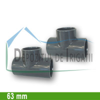 Teu egal PVC 63 x 63 x 63 mm (lipire) - PLP;