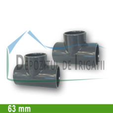 Teu egal PVC 63 x 63 x 63 mm (lipire) - PLP;