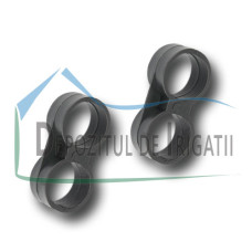 Dop de capat tub picurare dublu inel PP, 16 mm;