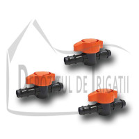 Robinet start conector tub picurare PP - 20 x 20 mm;