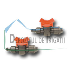 Robinet tub picurare, D = 16 mm cu colier de fixare (dubla strangere + garnitura) - PLP;