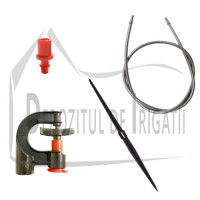 Set microaspersie 120 l/h, 360 grade cu tija; Set microaspersie 120 l/h, 360 grade cu tija;