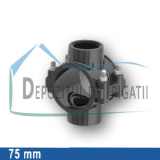 Sa bransare cu doua iesiri cu surub 75 x 1/2" - TR;