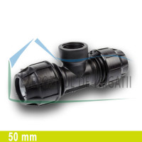 Teu compresiune 50 x 1" x 50 FI - NTR; Teu compresiune 50 x 1" x 50 FI - NTR;