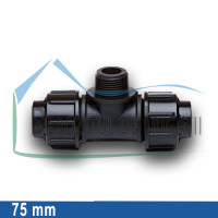 Teu compresiune 75 x 2 1/2" x 75 FE - NTR; Teu compresiune 75 x 2 1/2" x 75 FE - NTR;