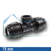 Teu compresiune 75 x 2 1/2" x 75 FI - NTR;