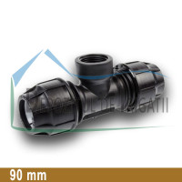 Teu compresiune 90 x 3" x 90 FI - NTR;